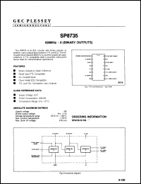 Click here to download SP8735B Datasheet