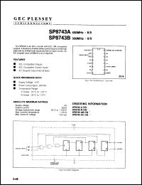 Click here to download SP8743AB/DG Datasheet