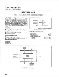Click here to download SP8782BDP Datasheet