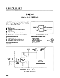Click here to download SP8797ADG Datasheet