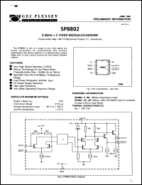 Click here to download SP8802ACDG Datasheet