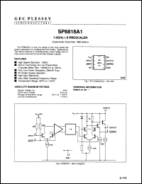 Click here to download SP8818A Datasheet