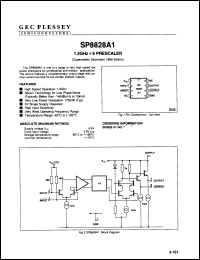 Click here to download SP8828B1DG Datasheet