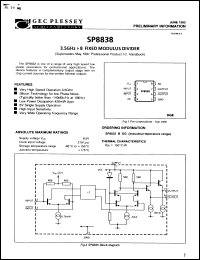 Click here to download SP8838BDG Datasheet