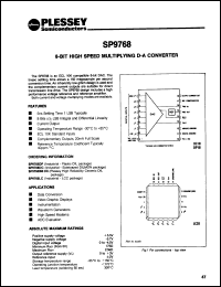 Click here to download SP9768DP Datasheet