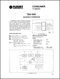 Click here to download TBA540DP Datasheet