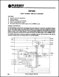 Click here to download ZN1003E Datasheet