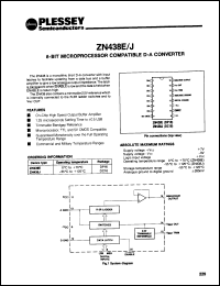 Click here to download ZN438J Datasheet