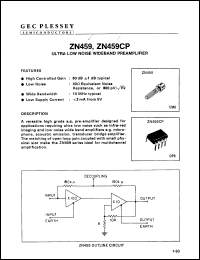 Click here to download ZN459TS2 Datasheet