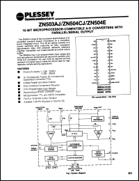 Click here to download ZN504E Datasheet