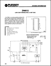 Click here to download ZN6012 Datasheet