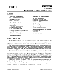 Click here to download PM29F004B-90PC Datasheet