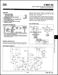 Click here to download CMP05CZ/883C Datasheet