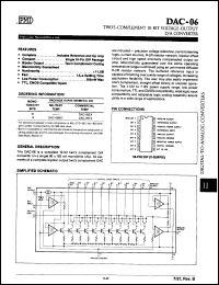 Click here to download DAC06CX/883C Datasheet