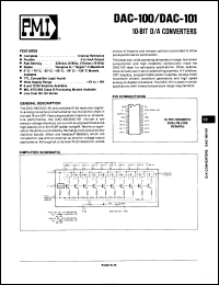 Click here to download DAC101GQ Datasheet