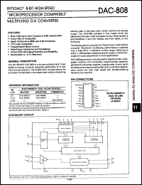 Click here to download DAC808AX Datasheet