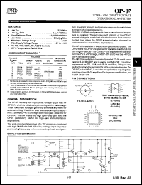 Click here to download OP27AJ1/38510 Datasheet