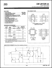 Click here to download OP11CY/883 Datasheet