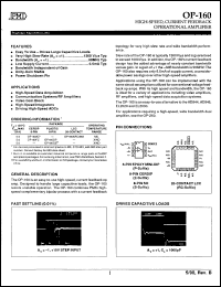 Click here to download OP160GBC Datasheet