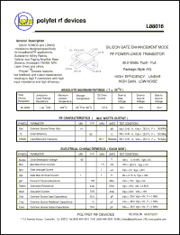 Click here to download L88016 Datasheet