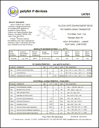 Click here to download LK701 Datasheet