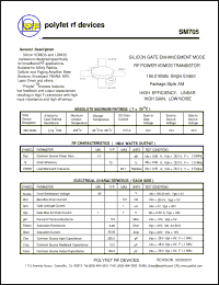 Click here to download SM705 Datasheet