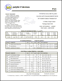 Click here to download P121 Datasheet