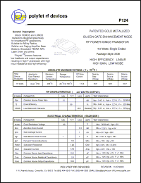 Click here to download P124 Datasheet