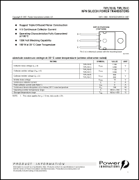 Click here to download TIPL761C Datasheet