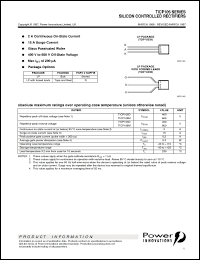 Click here to download TICP106M Datasheet