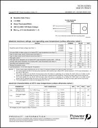 Click here to download TIC206 Datasheet