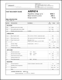 Click here to download ARF674 Datasheet