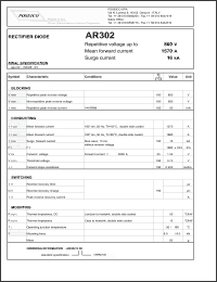 Click here to download AR302 Datasheet