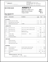 Click here to download AR507LTS06 Datasheet
