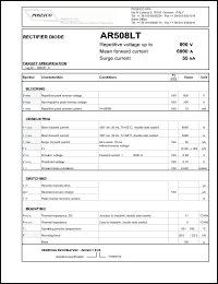 Click here to download AR508LTS06 Datasheet