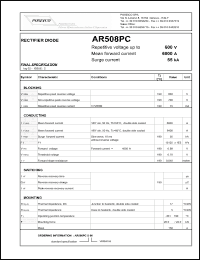 Click here to download AR508PCS06 Datasheet
