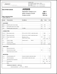 Click here to download AR609S06 Datasheet