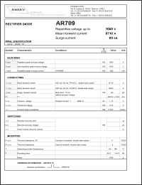 Click here to download AR709S10 Datasheet