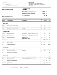 Click here to download AR770S45 Datasheet