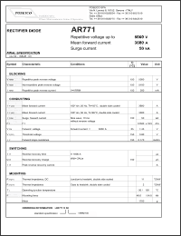 Click here to download AR771S50 Datasheet