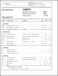 Click here to download AR912S56 Datasheet