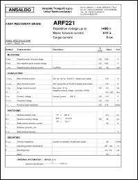Click here to download ARF221 Datasheet