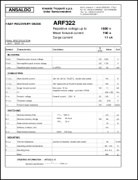 Click here to download ARF322 Datasheet