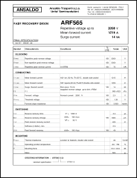 Click here to download ARF565S32 Datasheet