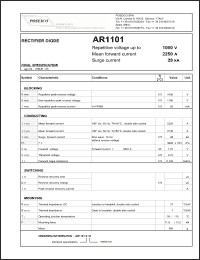 Click here to download AR1101 Datasheet