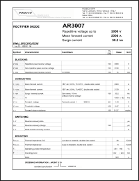 Click here to download AR3007 Datasheet