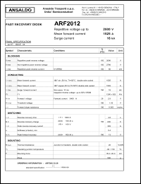 Click here to download ARF2012 Datasheet