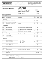 Click here to download ARF463 Datasheet