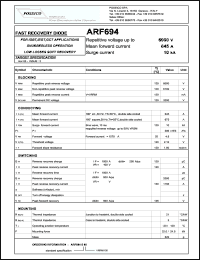 Click here to download ARF694 Datasheet