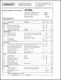 Click here to download AT303 Datasheet